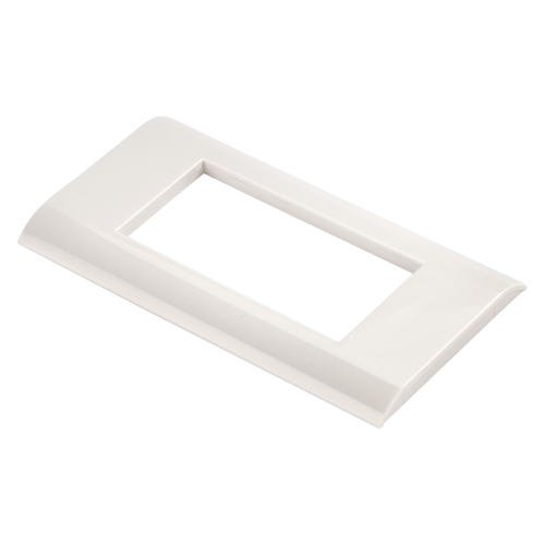 Пластиковая накладка на цоколь, 45x90, белая